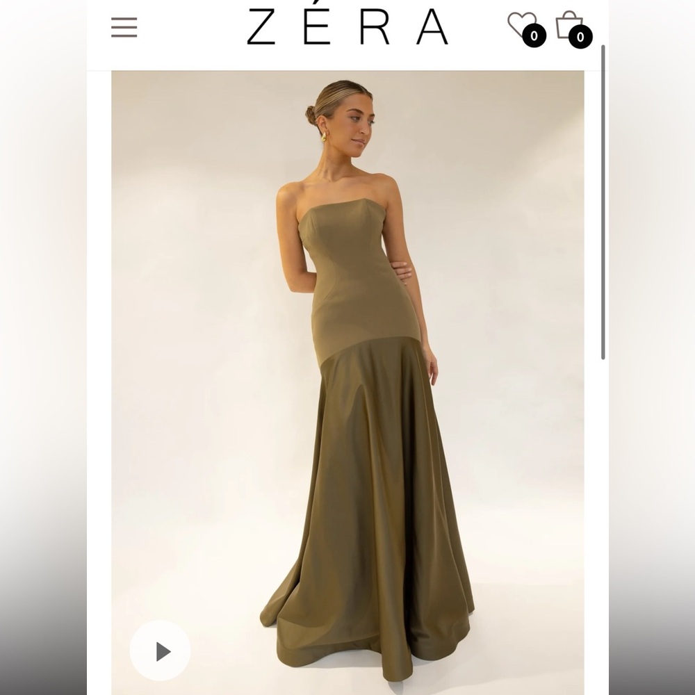 Gorgeous olive green gown! UK 42